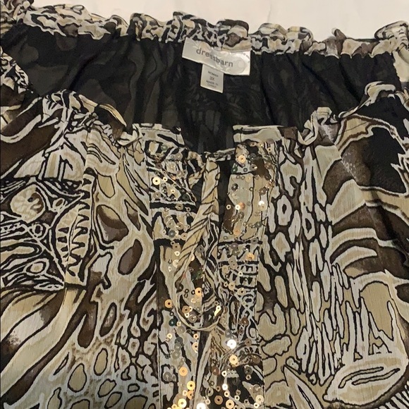 Multi Color/Pattern Blouse - Picture 5 of 10